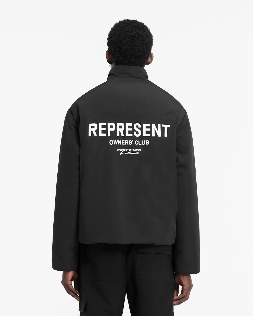 Represent Owners Club Wadded Jacket - Black